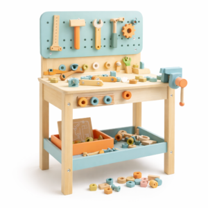 Wooden Kids Workbench Set