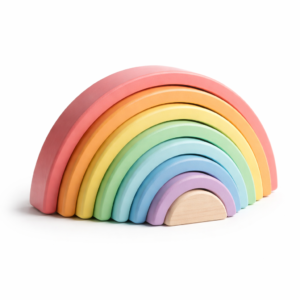 Wooden Rainbow Stacker