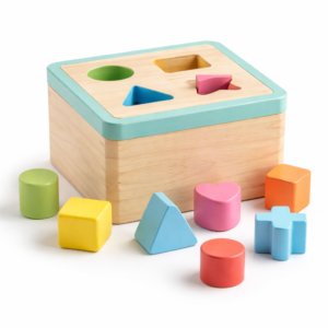 Wooden Shape Sorter Box